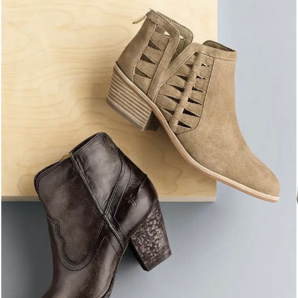 Vince Camuto Peera cutout bootie. Gray women size 7 - Picture 8 of 8